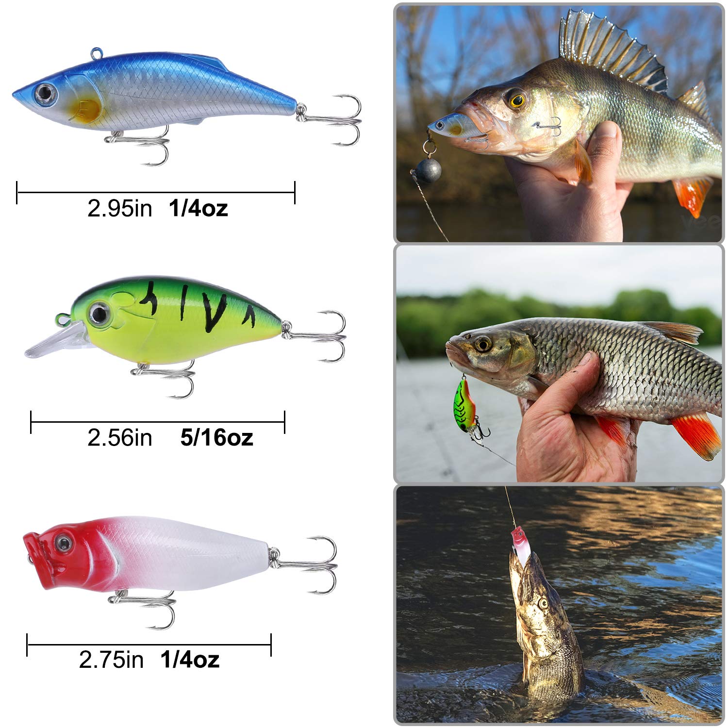 PLUSINNO 108pcs Fishing Accessories Kit, Fishing Tackle Box with Tackl – Bait Master HTX PLUSINNO 108pcs Fishing Accessories Kit, Fishing Tackle Box with Tackl – Bait Master HTX